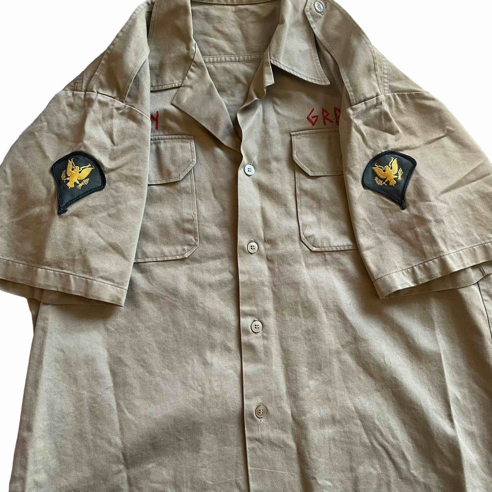 Really cool Angry Grrl Boy Scouts uniform button up size Large - Picture 4 of 4